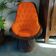 Fauteuil rotin vintage