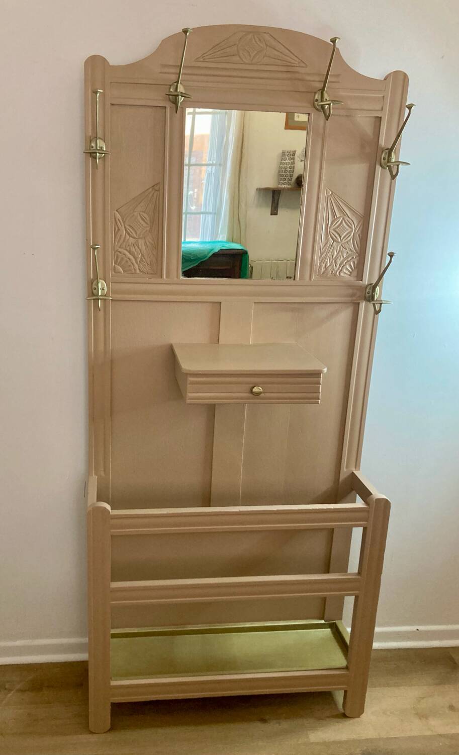 Art Deco coat rack