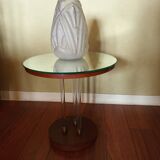 Art Deco pedestal table attributed to Jacques Adnet