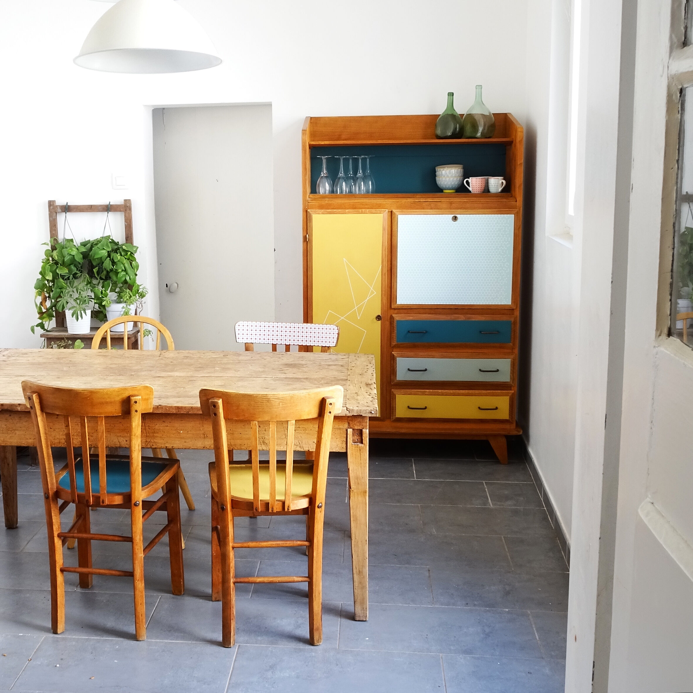 Vintage storage cabinet