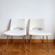 Paire de chaises bouclettes Georges Frydman 1960