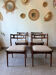 4 Scandinavian teak chairs Samcom Andersen Johannes