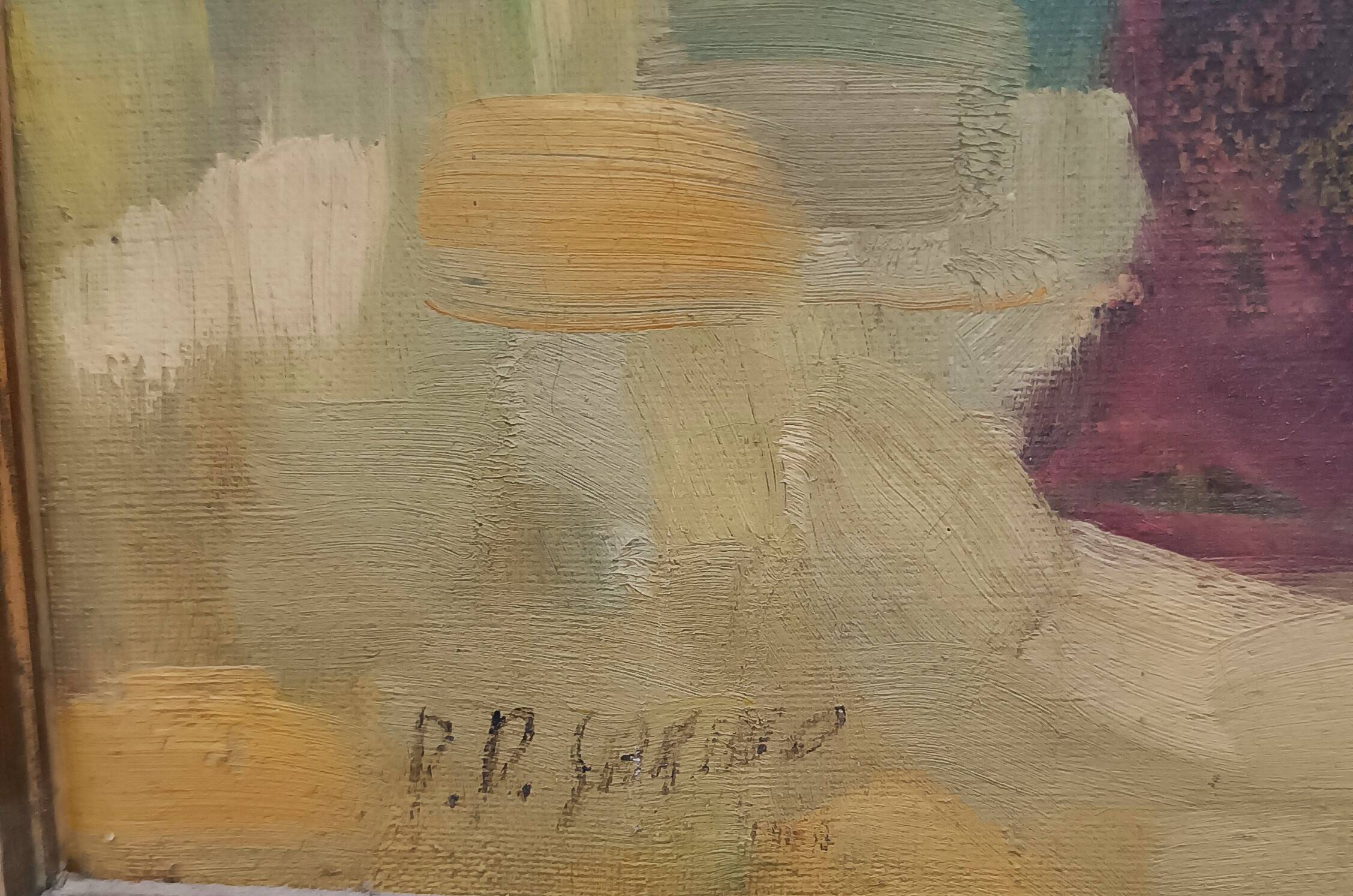 Still life painting Sarino Papalia (1898-1958) dated 1954