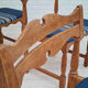 5 chairs in oak wood 1960