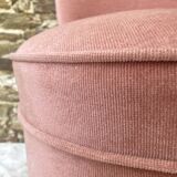 Toad armchair, vintage velvet fireside chair