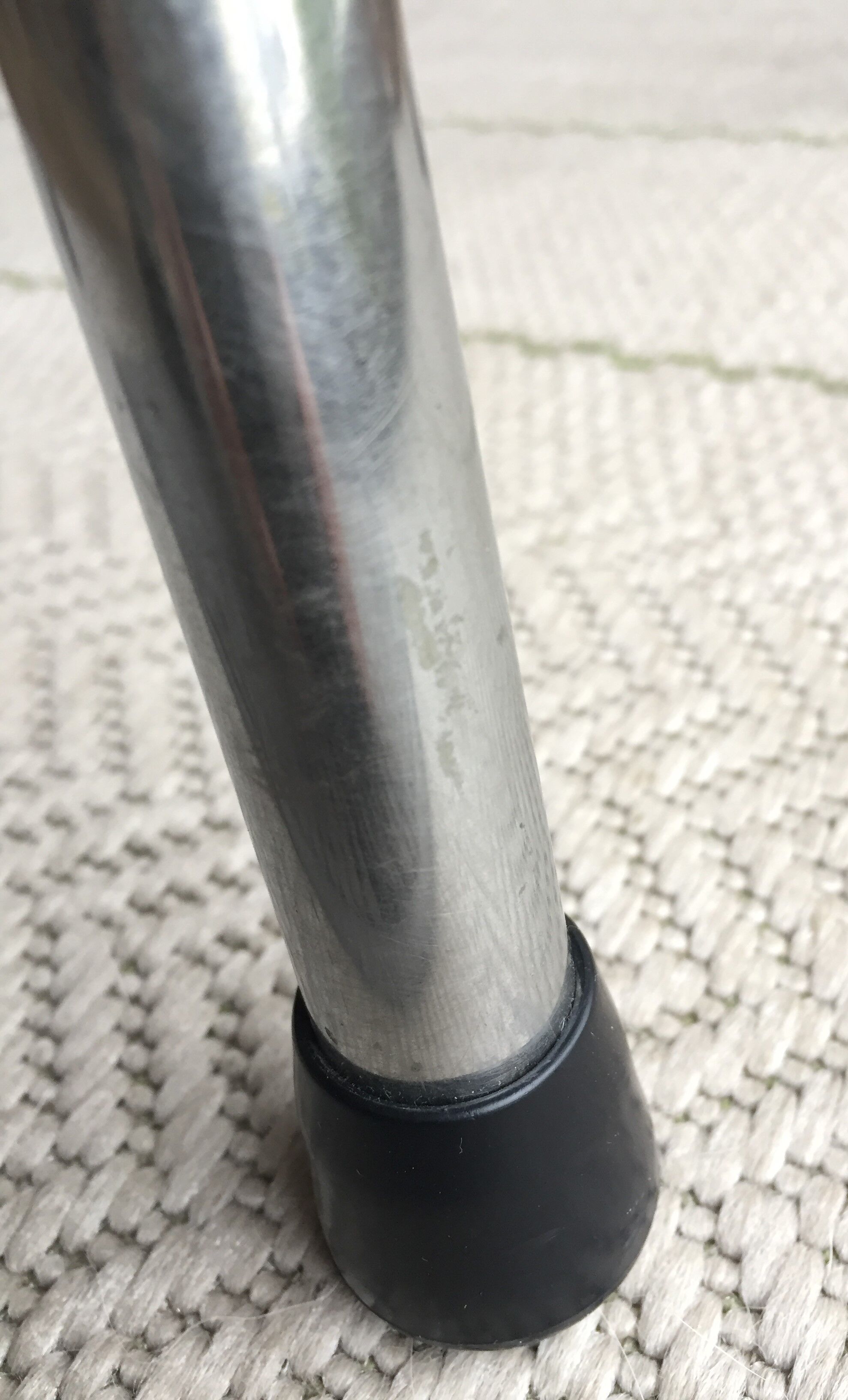 Duo of vintage matching stools in 60s formica brand Elem