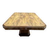 Art Deco dining table in walnut veneer