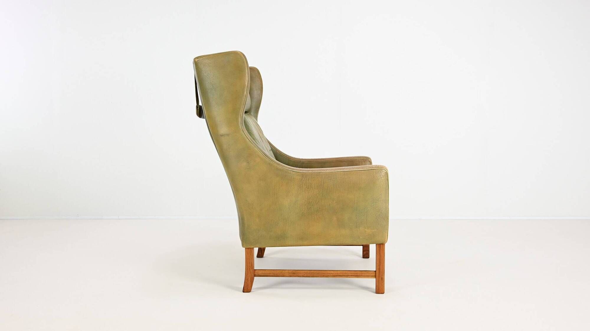 Fredrik Kayser, Wingback Armchair, Model 965h For Vatne Møbler. C.1960