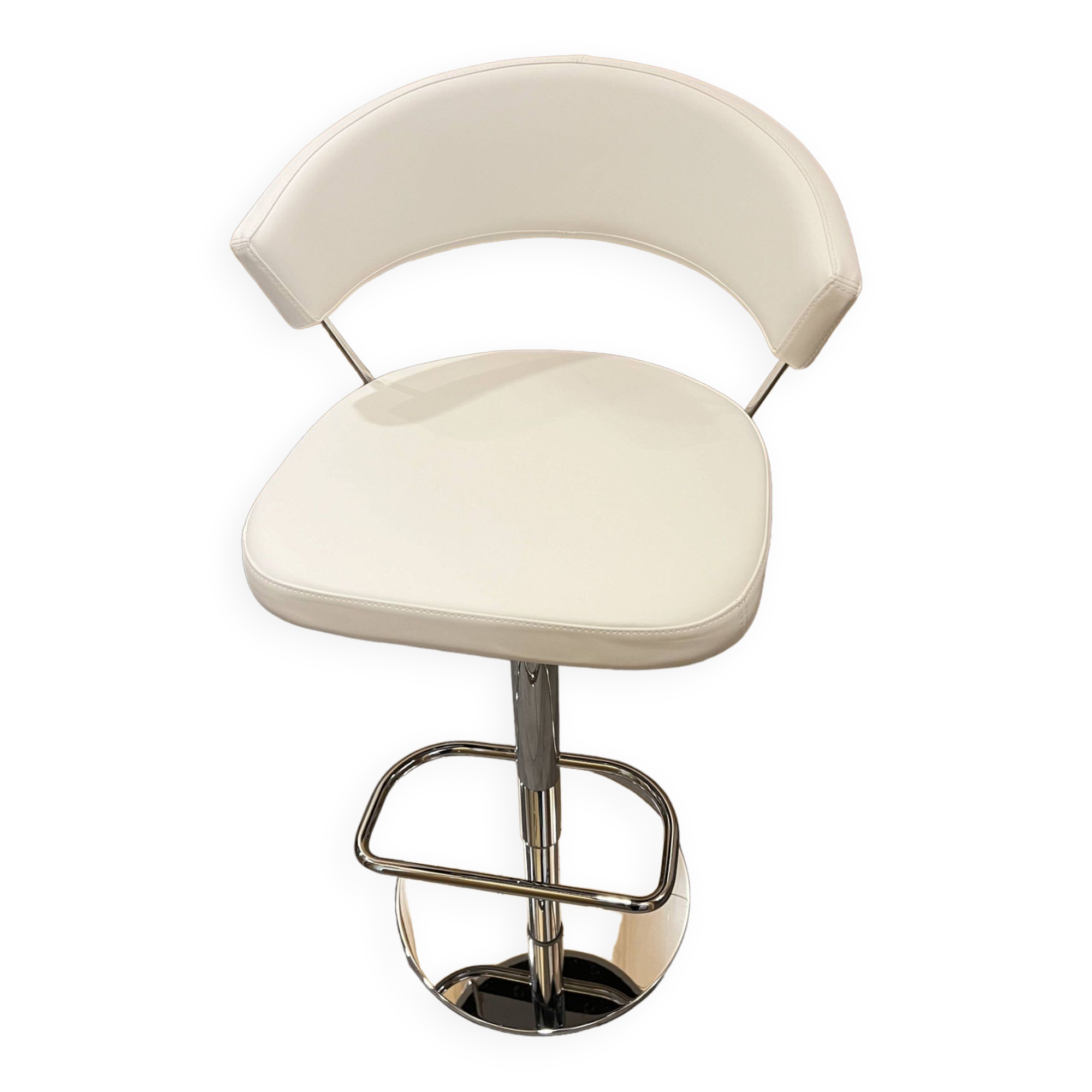 New York vinyl bar stool by Connubia by Calligaris