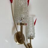 Pair of retro 60s wall lights