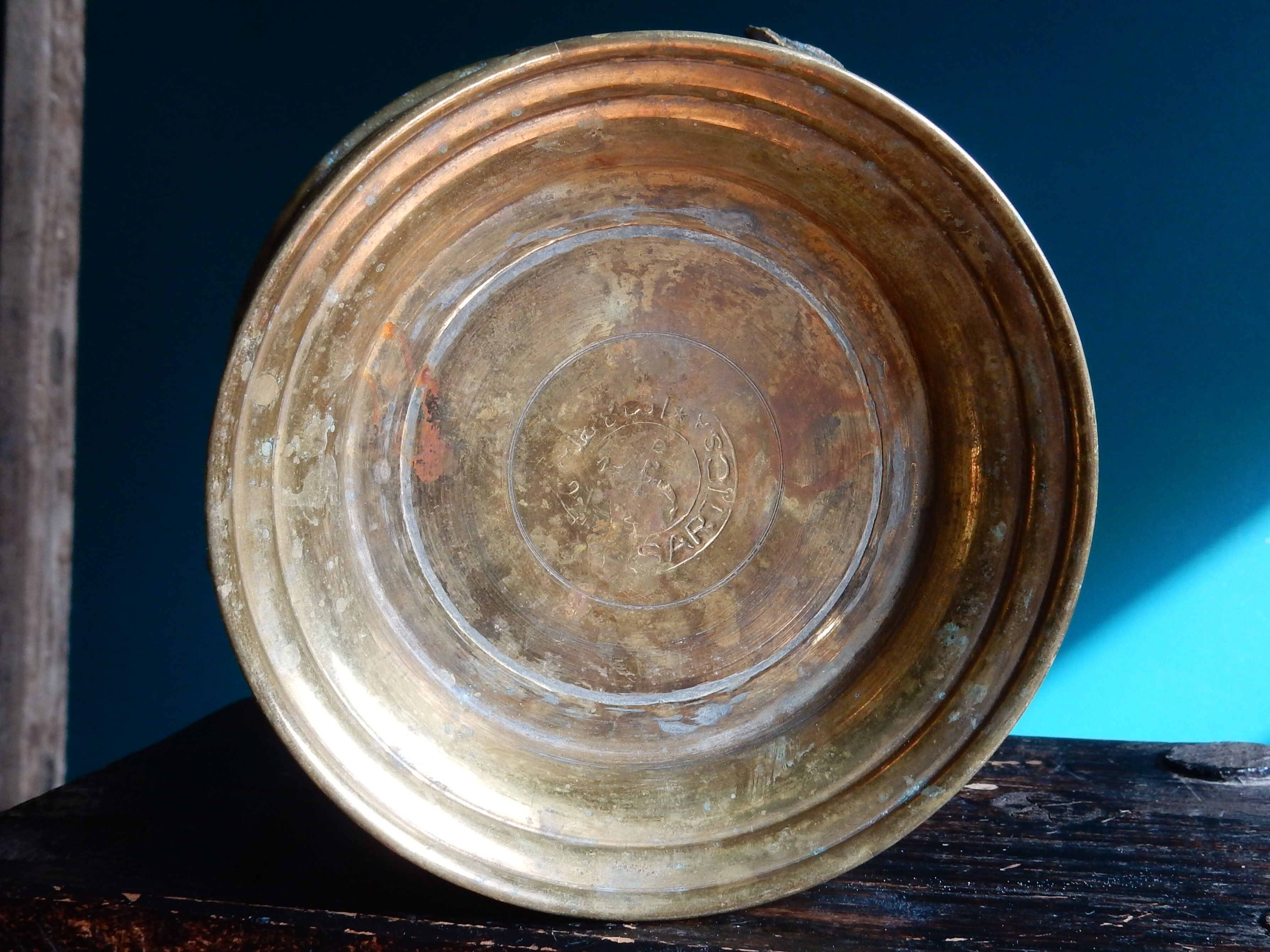 Cache-pot sartic sa maroc in brass and copper