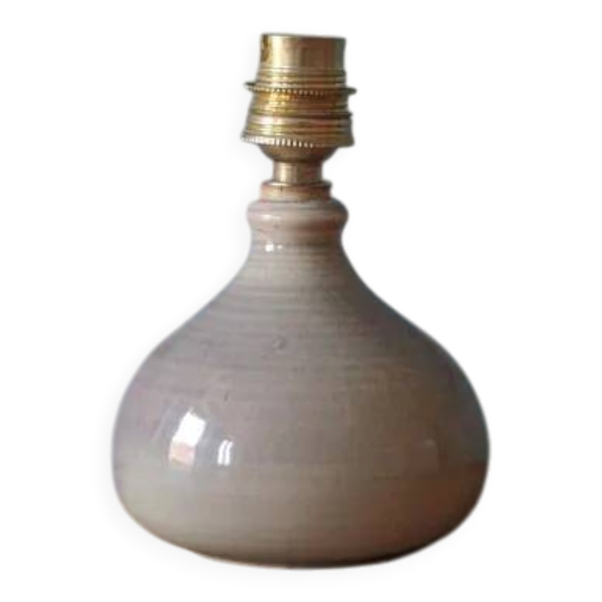 Lampe vintage, lampe grès , lampe à poser, lampe de chevet, poterie