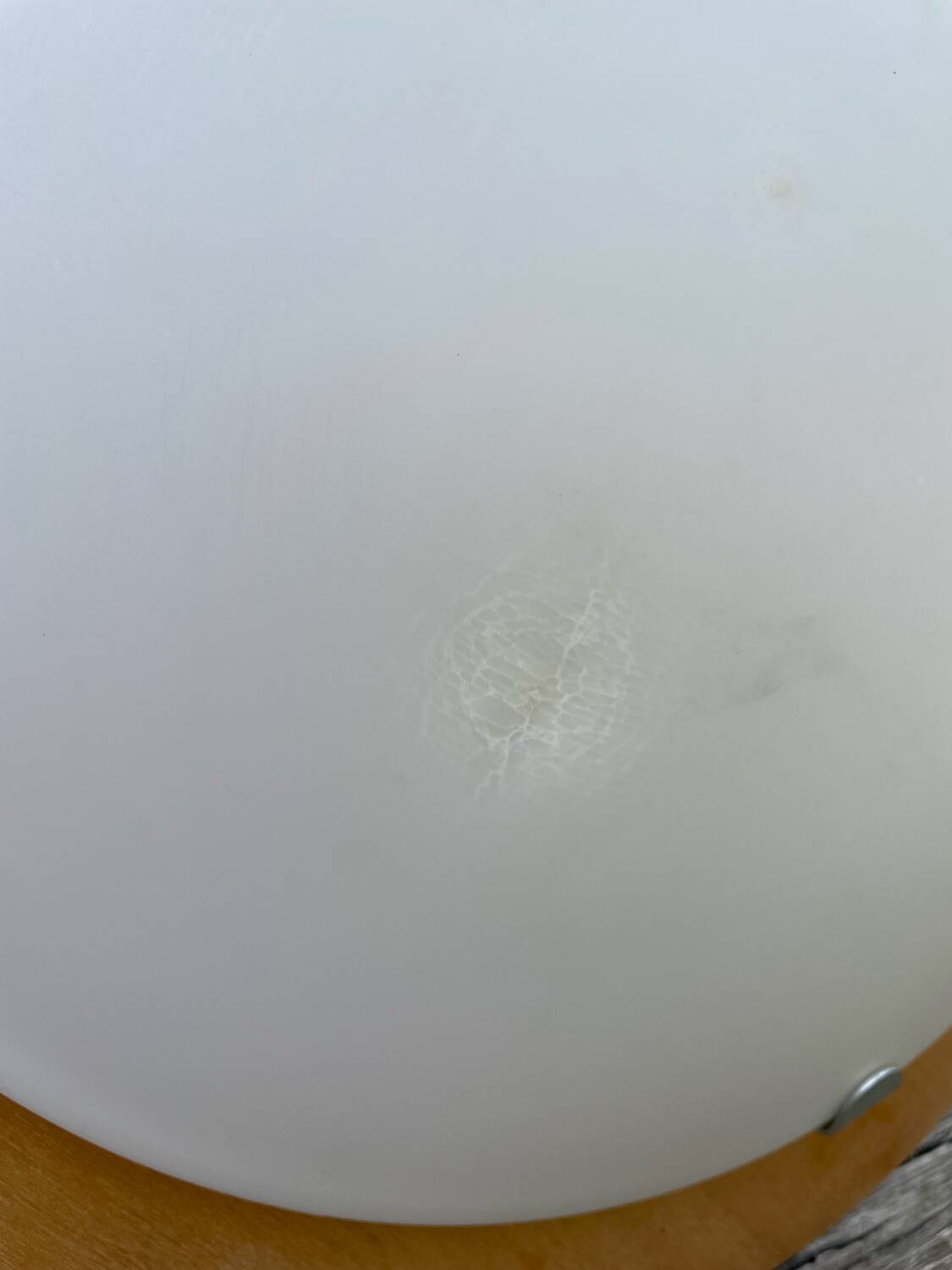 Vintage IKEA wooden ceiling light