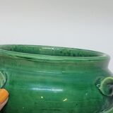 Green Glazed Terracotta Pottery