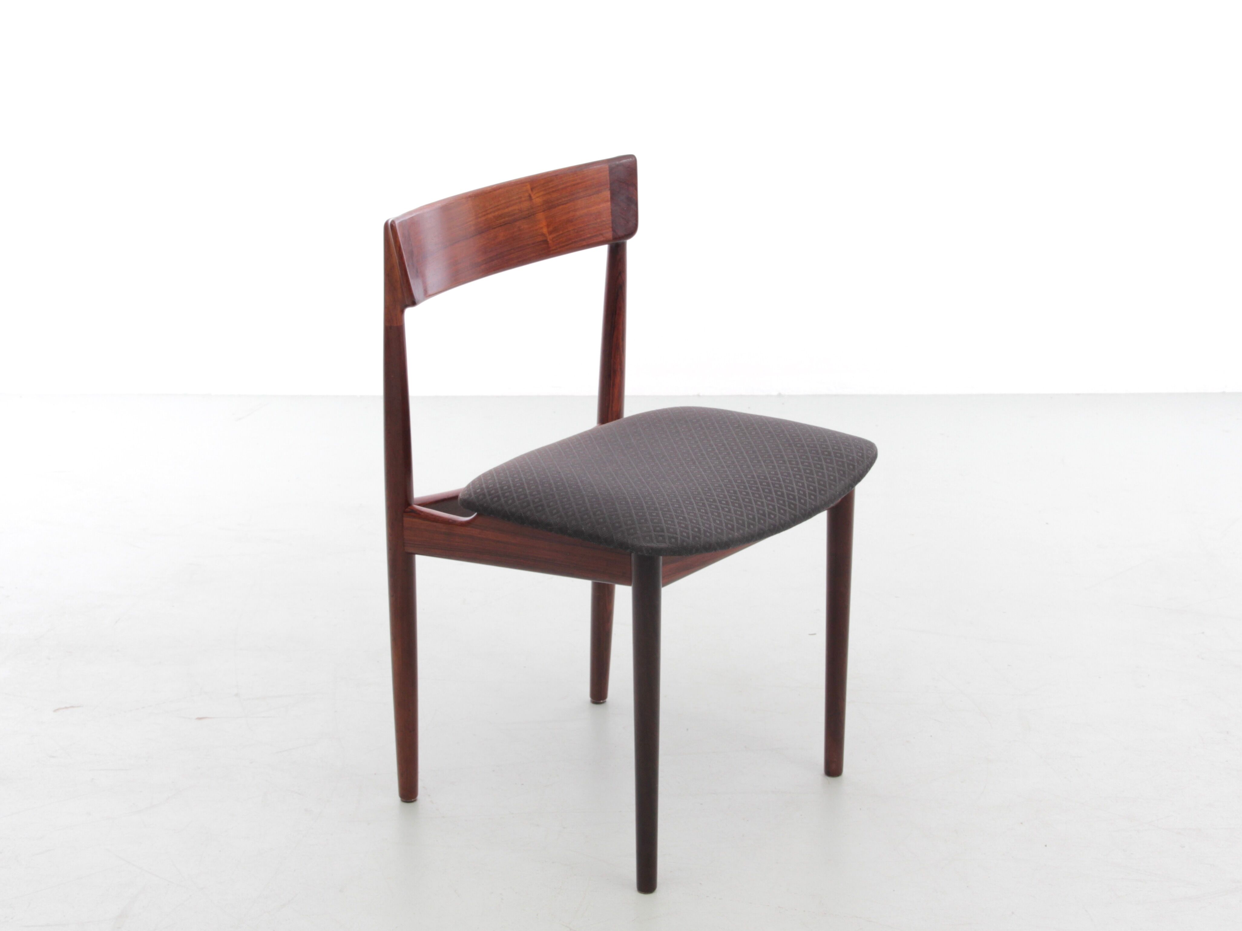 Suite of 4 Scandinavian teak chairs model 39