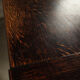 Jean Batenburg dark stained oak dining table for MI, Belgium, circa 1969