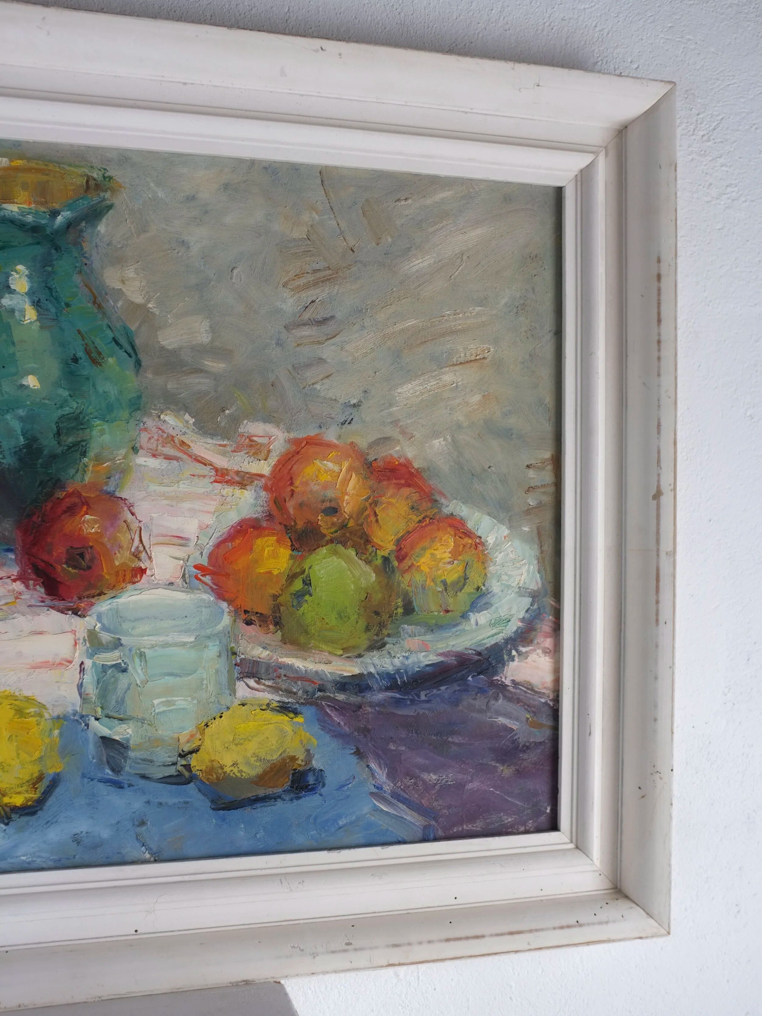 Vintage still life oil painting | Leonid Moshenkov | 1980s