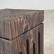 Charred Cedar Side Table or Stool, Contemporary Yakisugi Technique