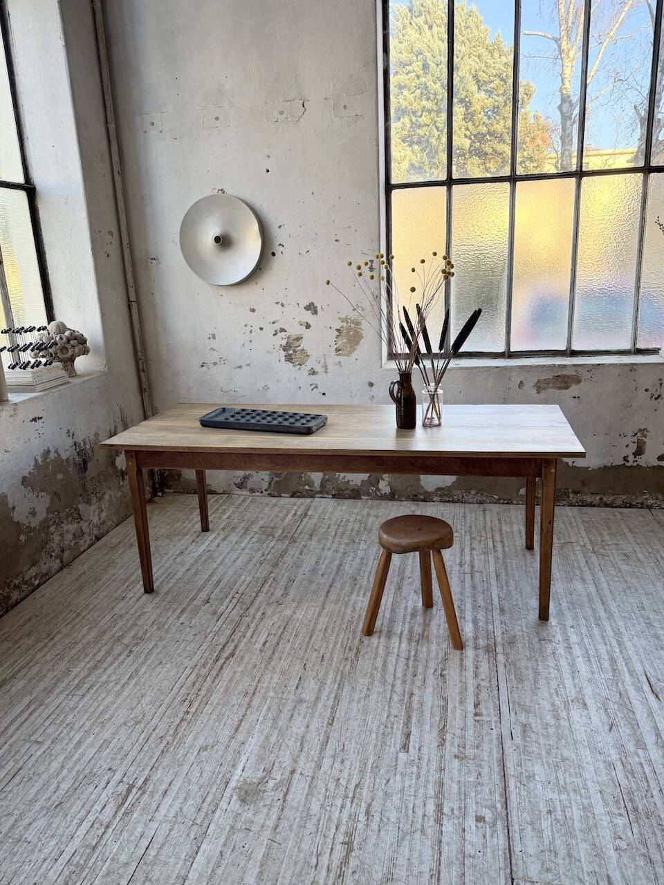Oak farmhouse table 200cm