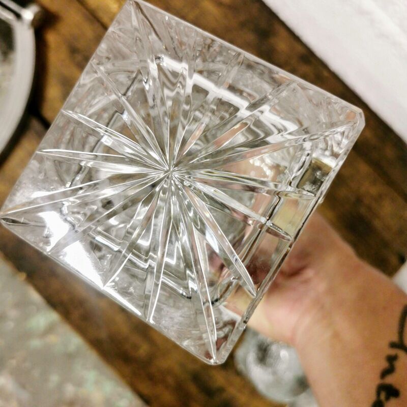 Crystal whiskey carafe