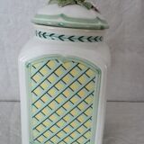 Pot jar Villeroy and Boch porcelain French Garden Charm malus sylvestris apple decoration