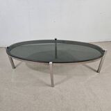 Table basse vintage ovale - Design 70