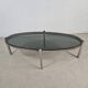Table basse vintage ovale - Design 70