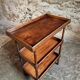 Vintage French shelf in cherry wood, 1920s.