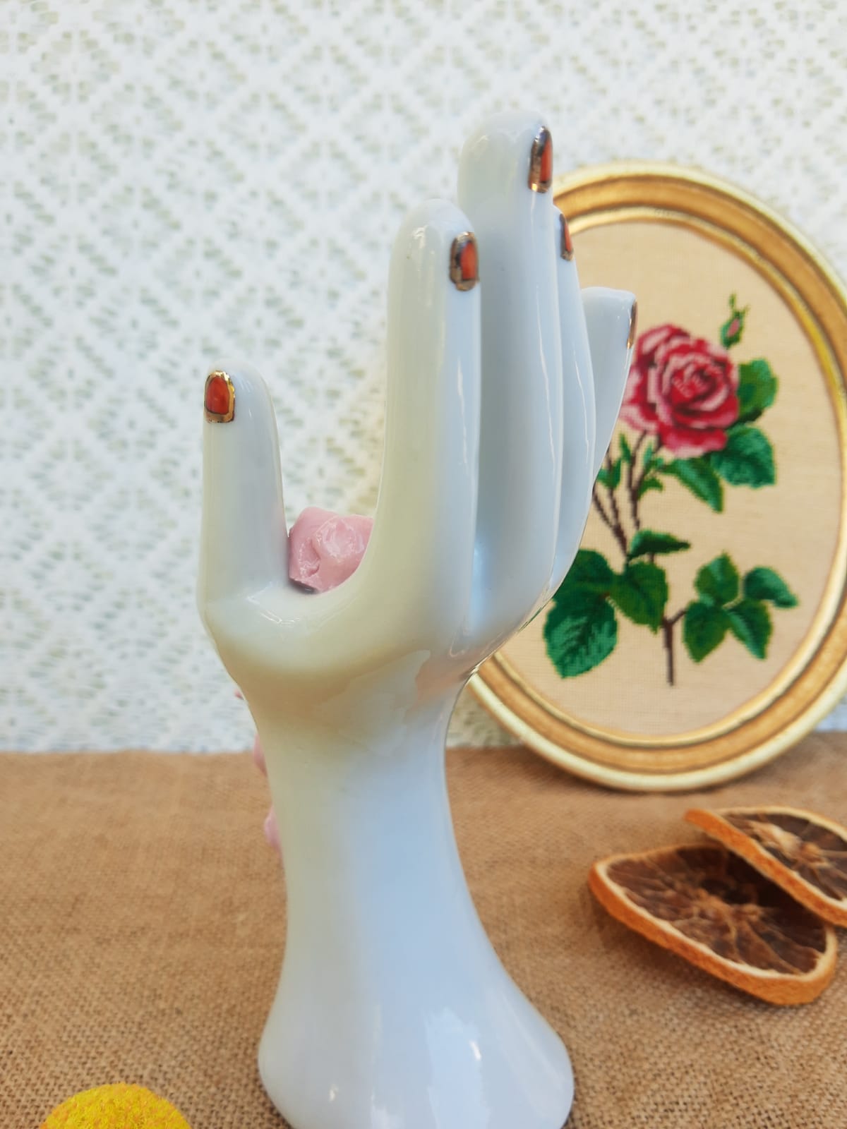 Vintage 70s soliflore ring sizer