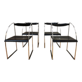 Suite of 4 Patoz chairs by Francesco Soro for ICF Italy