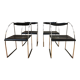 Suite of 4 Patoz chairs by Francesco Soro for ICF Italy