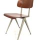 Lot of 4 vintage school chairs Galvanitas S16 Netherlands