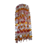 Lustre en pastilles de nacre colorées