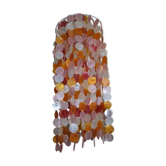 Lustre en pastilles de nacre colorées