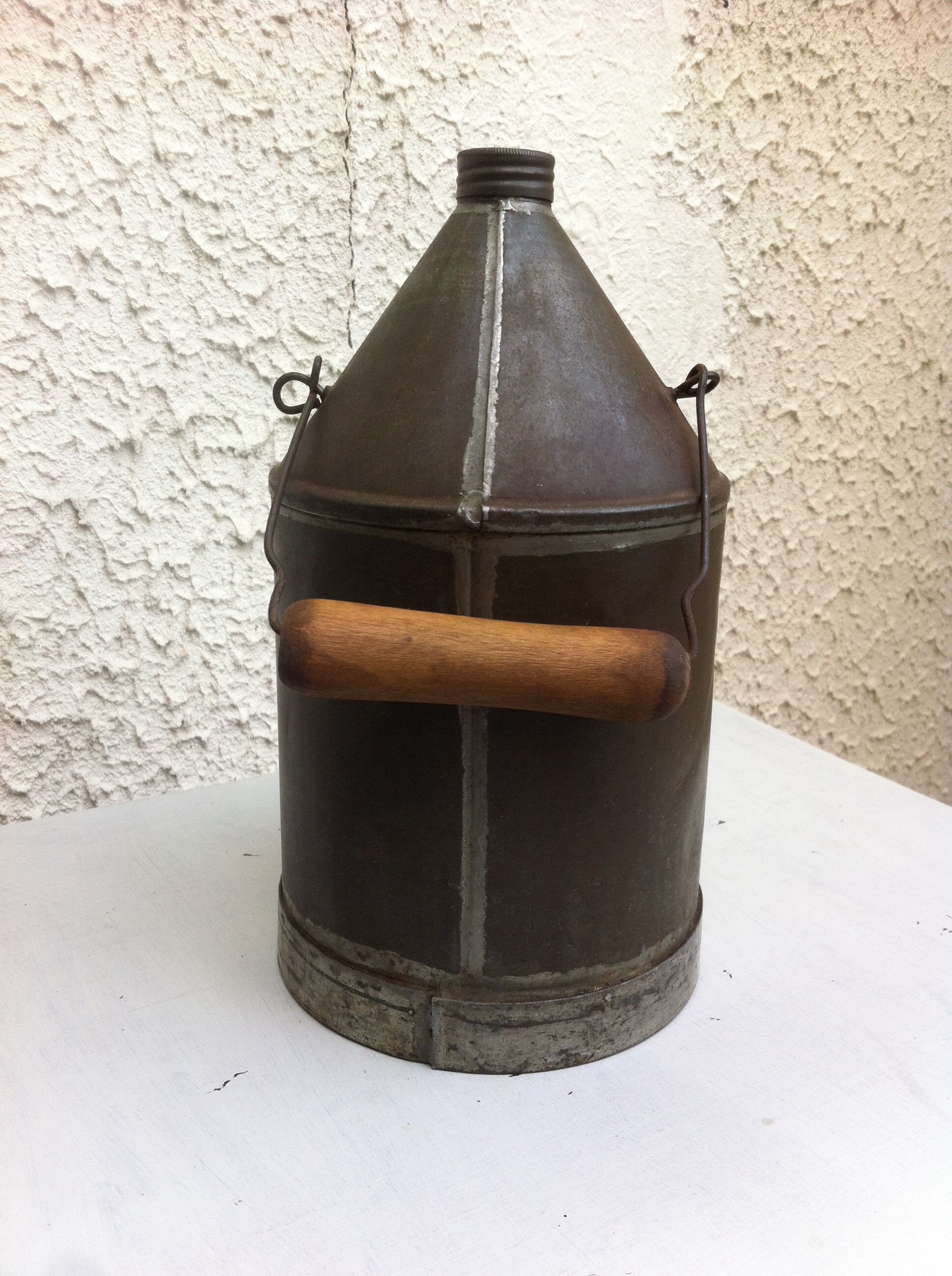 Old watering can