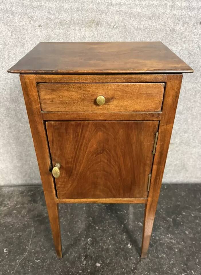 Louis XVI period walnut bedside table circa 1800