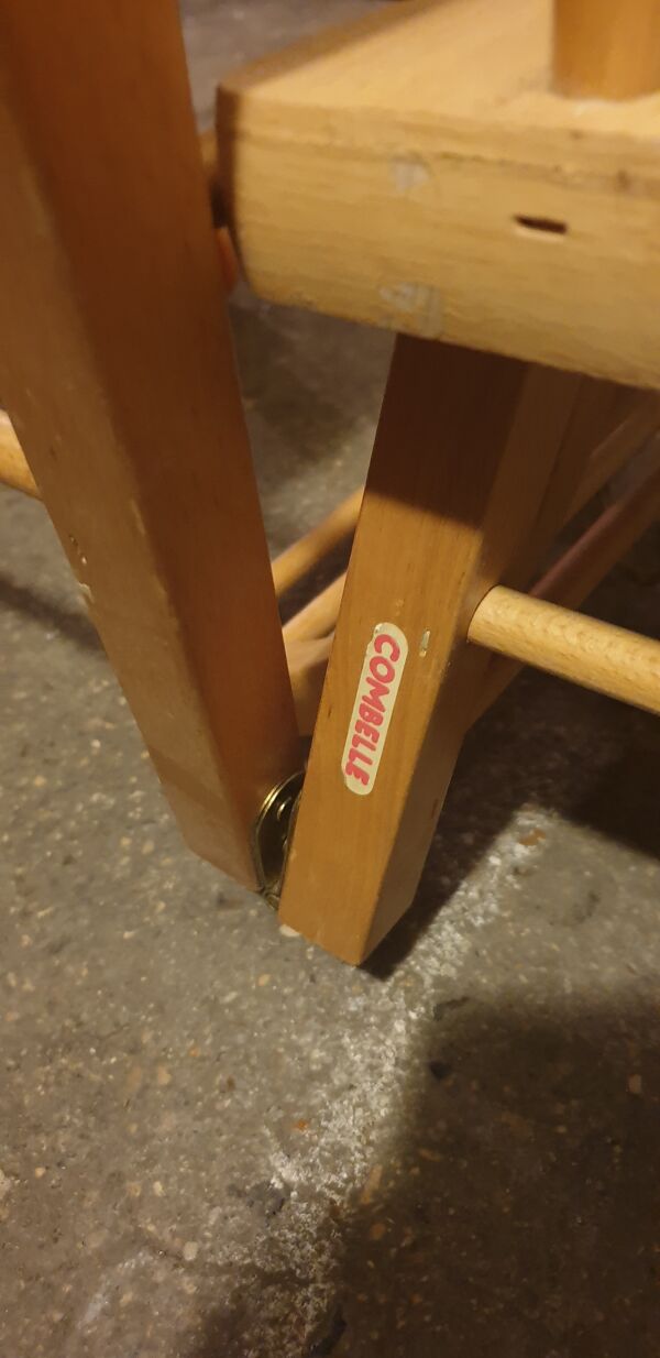 Chaise haute pour enfant 1960