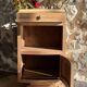 Small Art Deco piece in solid walnut and marble - 1930s