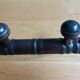 Wall-mounted coat rack 4 hooks