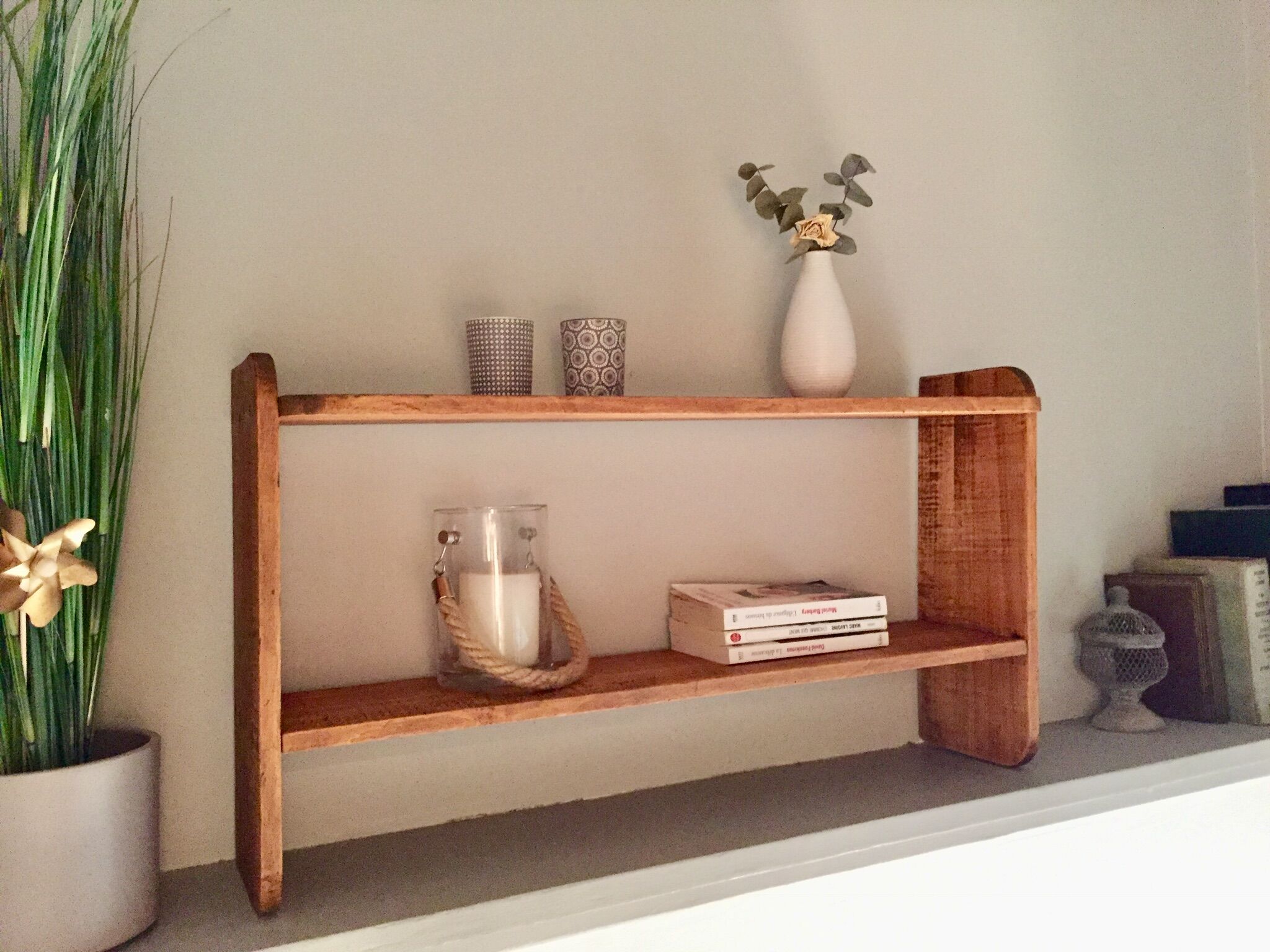 Wooden shelf