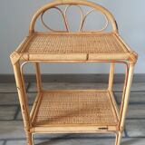 Rattan shelf