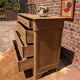 Oak chest of drawers