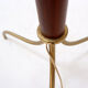 Tripod floor lamp with three arms and opaline glass - 1950s
