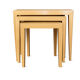 Nesting tables in oak by Severin Hansen