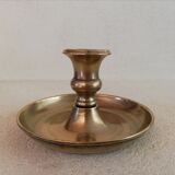 Brass hand candle holder