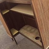 1950s wicker bar, height 108.5 cm