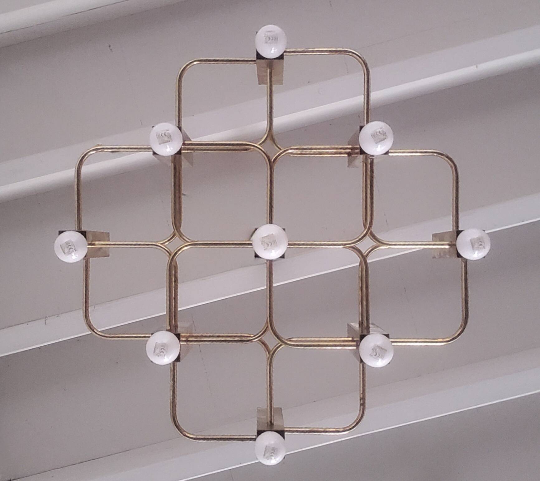 Gaetano Sciolari chandelier, Boulanger from the 70s