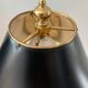 Pair of Empire lamps in bronze and sheet metal