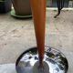 Vintage design liner mushroom table lamp