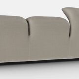 High-end gray sofa Maralunga by Vico Magistretti for Cassina